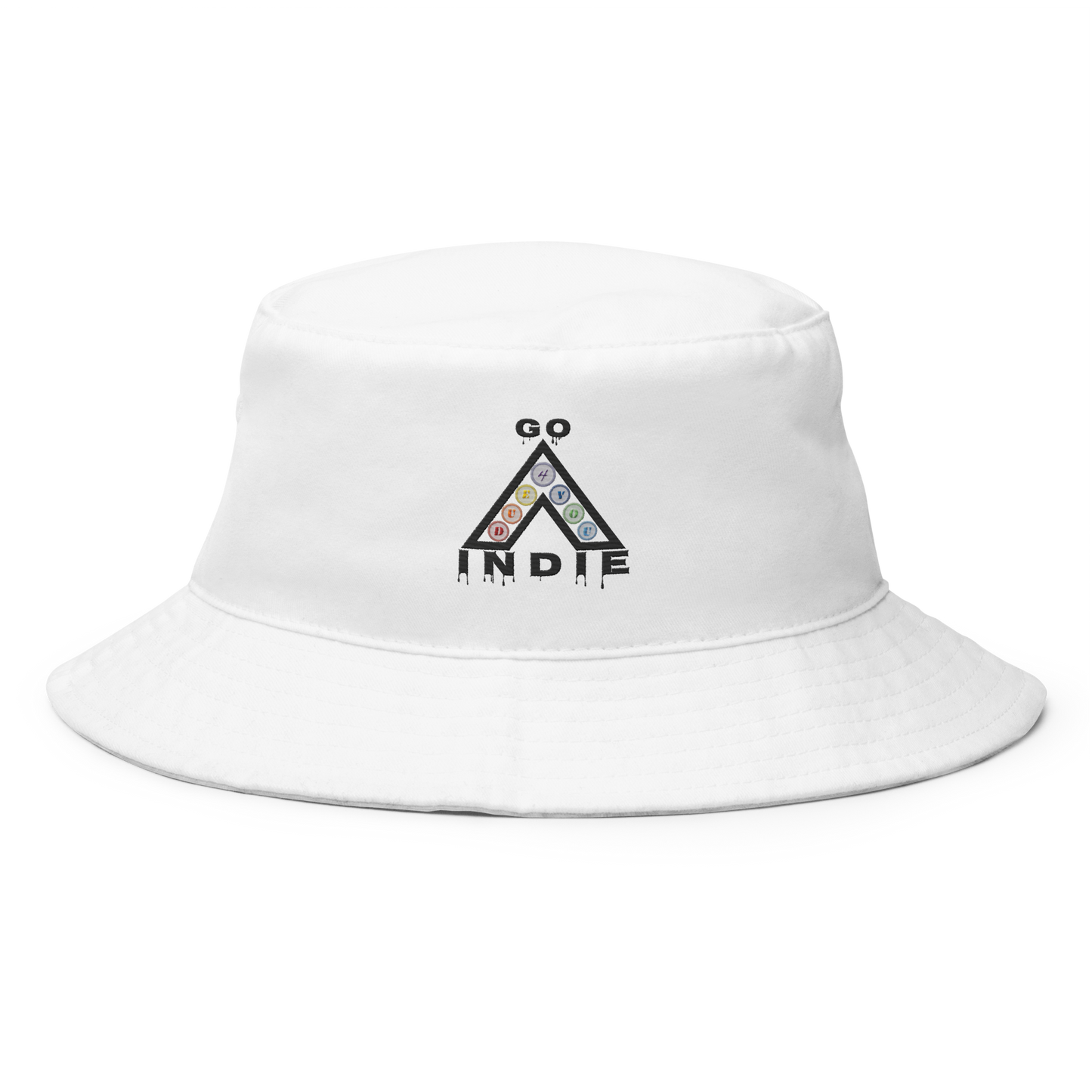 IndieGoActiv Embroidered Bucket Hat