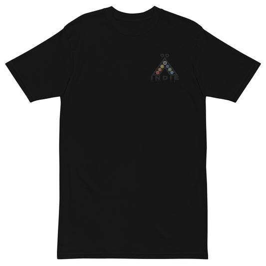IndieGoActiv Men’s premium heavyweight Embroidered tee