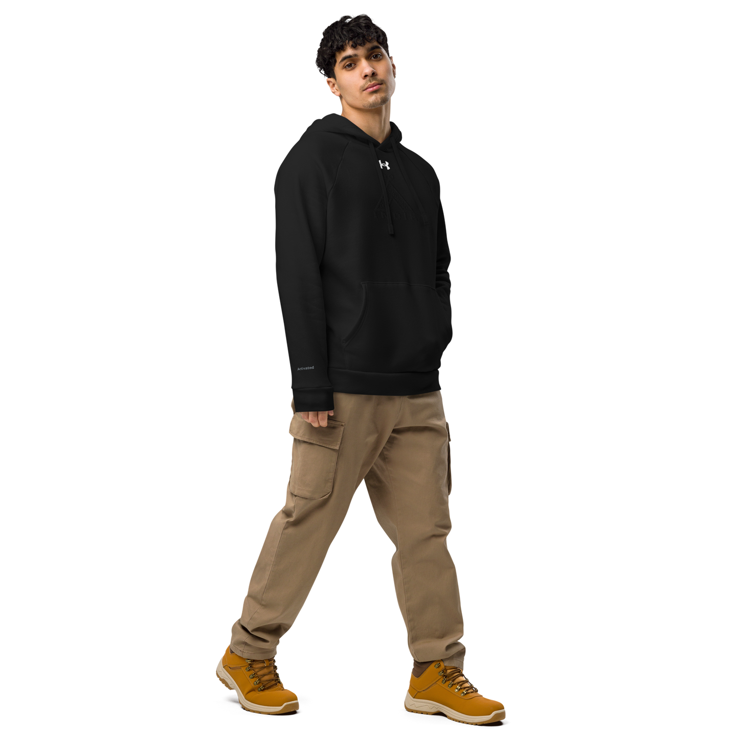 IndieGoActiv Embroidered Under Armour® hoodie