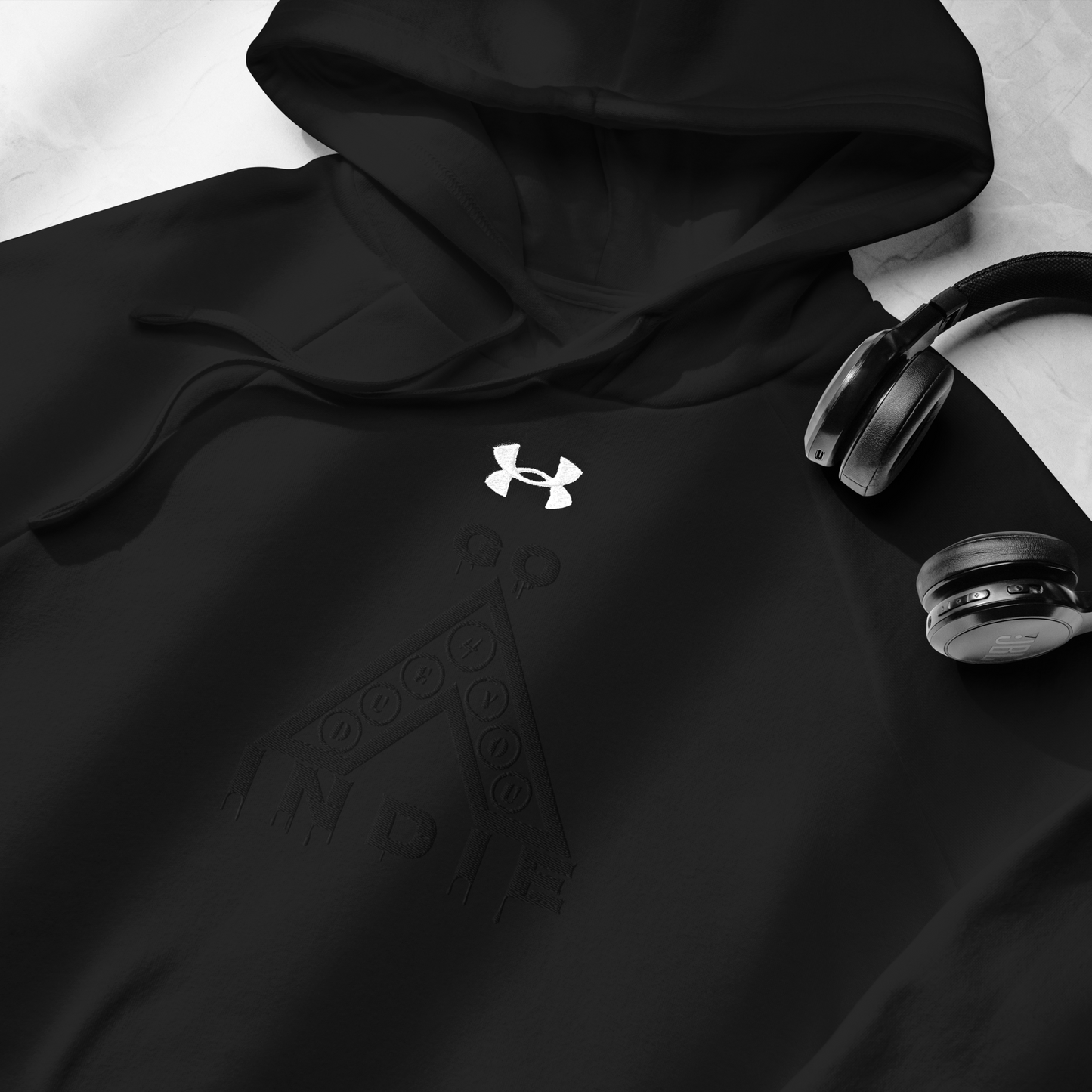 IndieGoActiv Embroidered Under Armour® hoodie