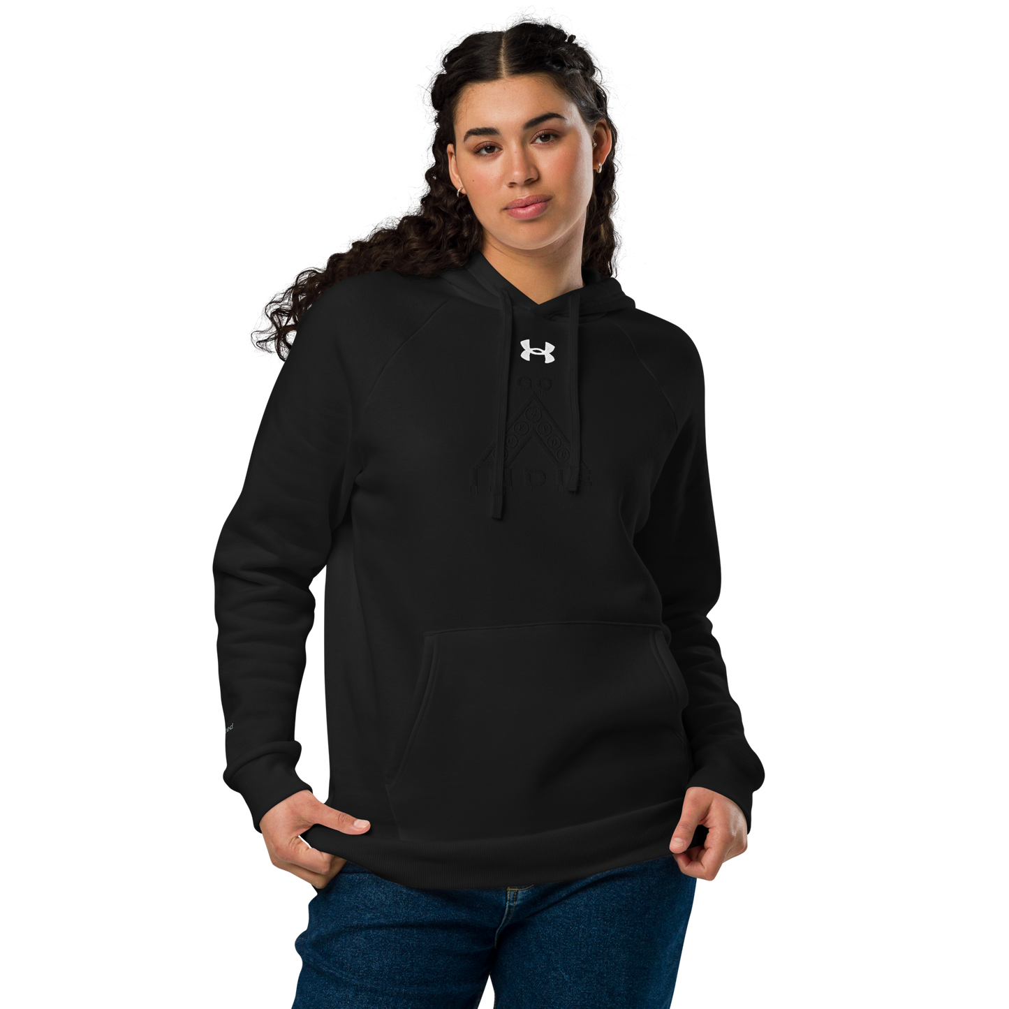IndieGoActiv Embroidered Under Armour® hoodie