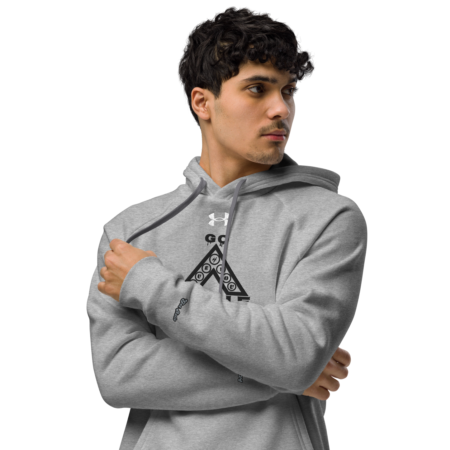 IndieGoActiv Embroidered Under Armour® hoodie