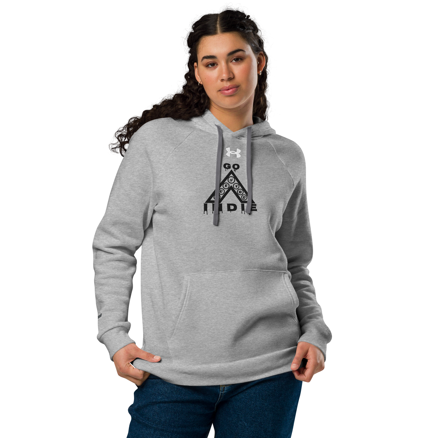 IndieGoActiv Embroidered Under Armour® hoodie