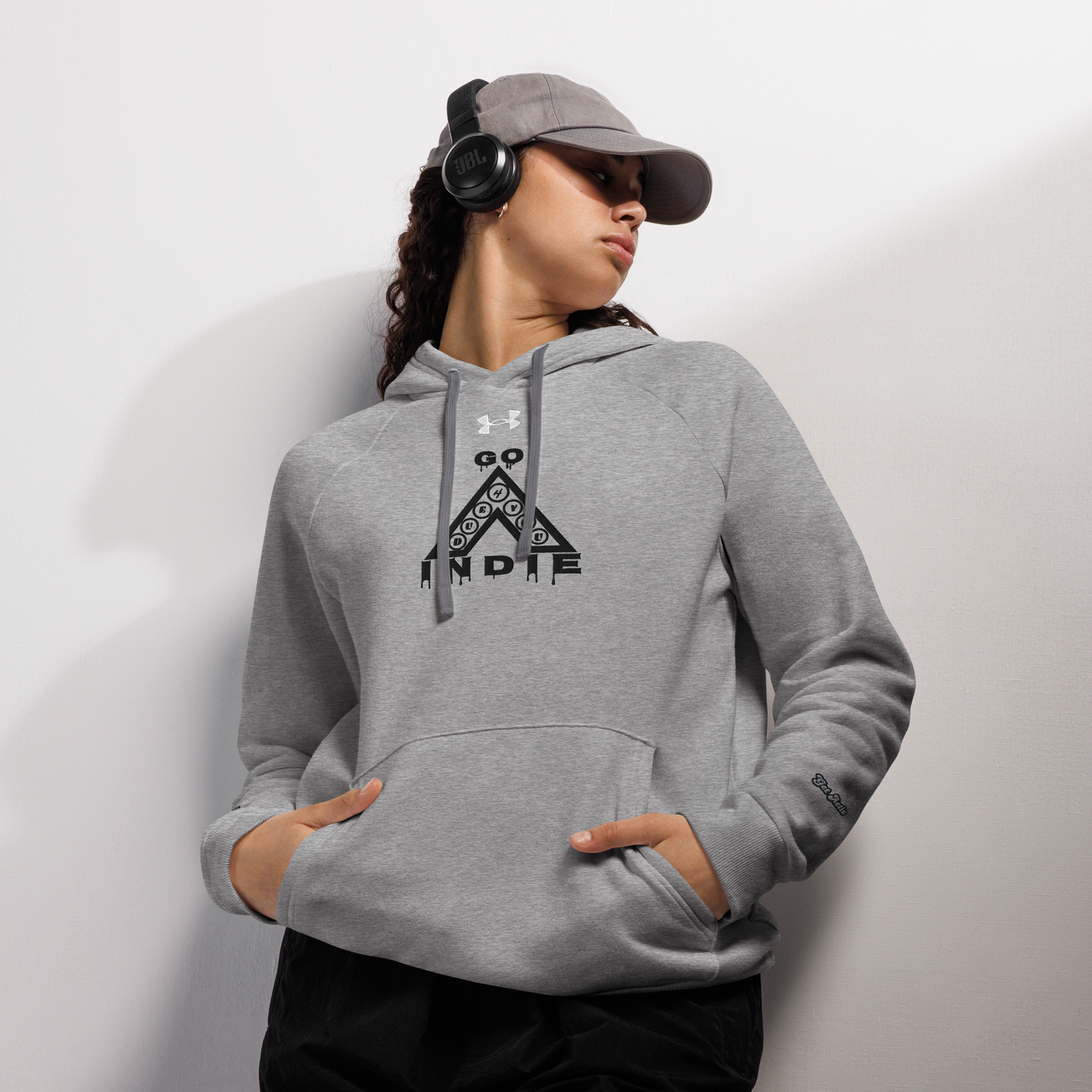 IndieGoActiv Embroidered Under Armour® hoodie