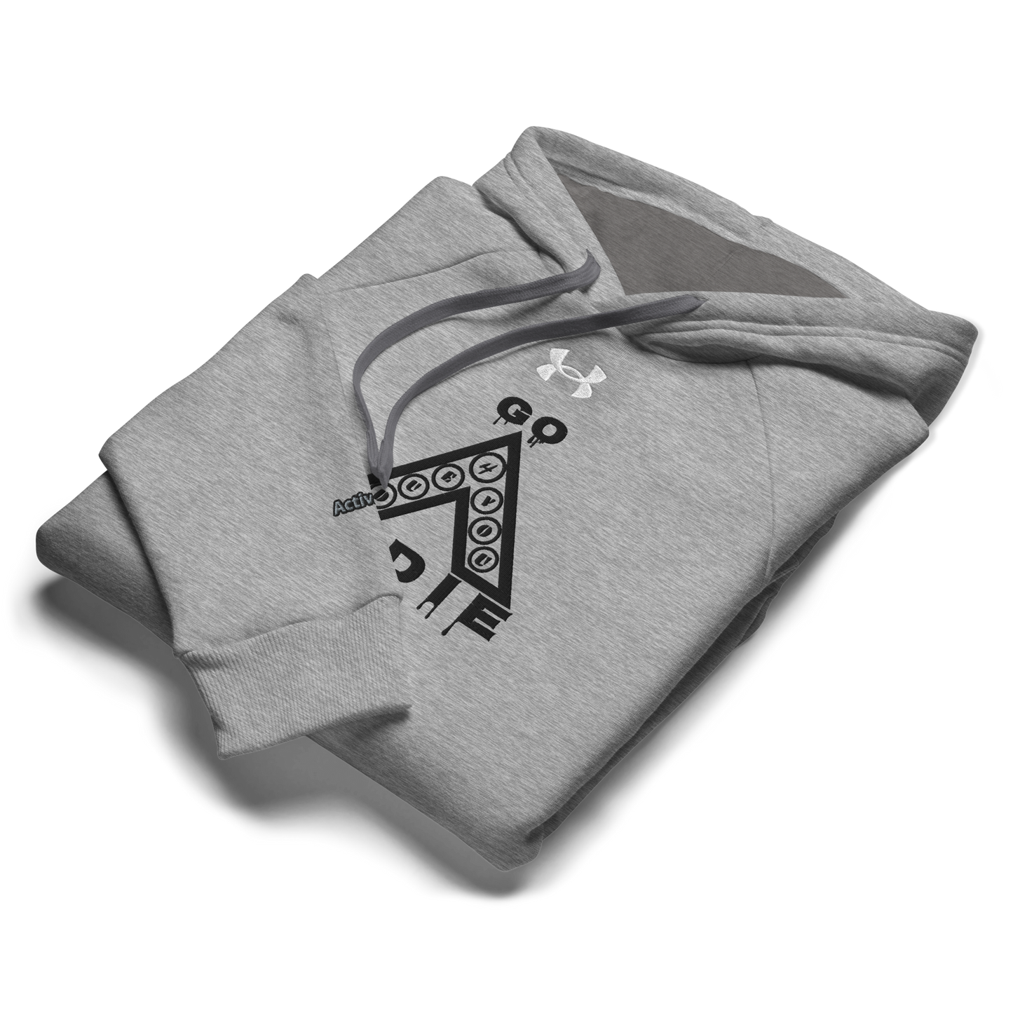 IndieGoActiv Embroidered Under Armour® hoodie