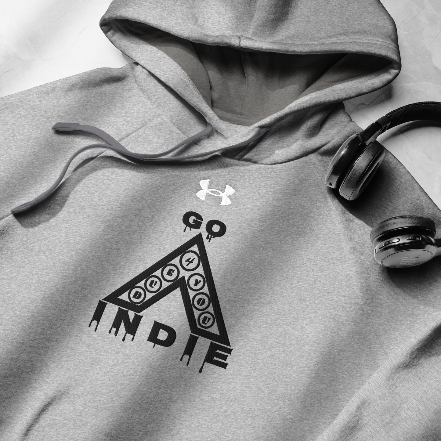 IndieGoActiv Embroidered Under Armour® hoodie