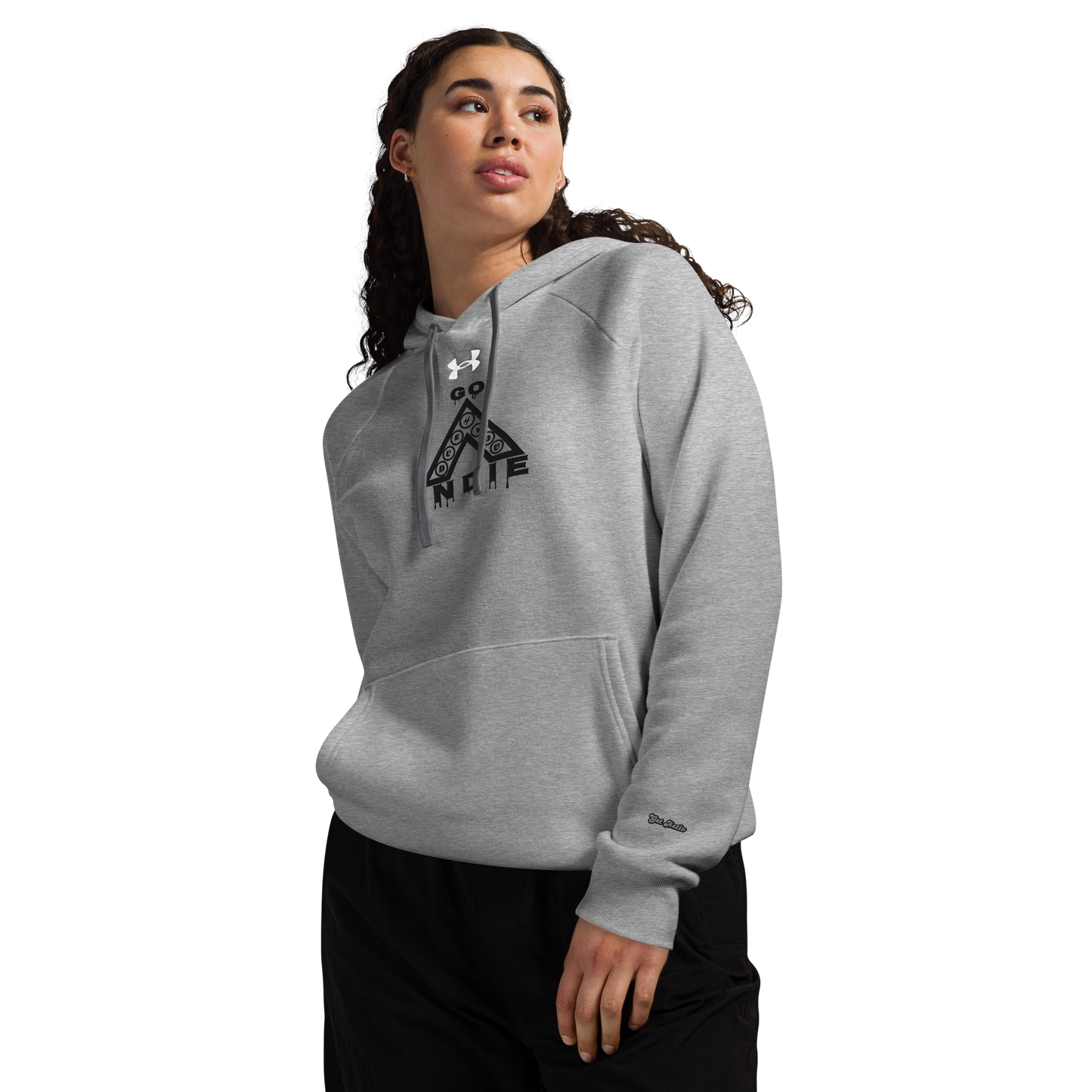 IndieGoActiv Embroidered Under Armour® hoodie