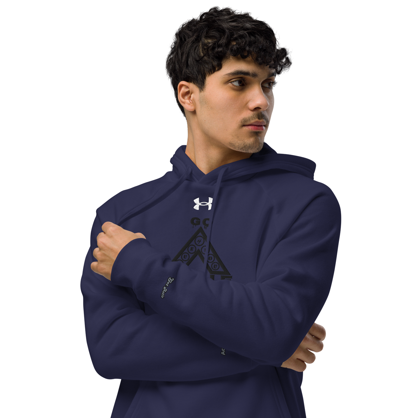 IndieGoActiv Embroidered Under Armour® hoodie