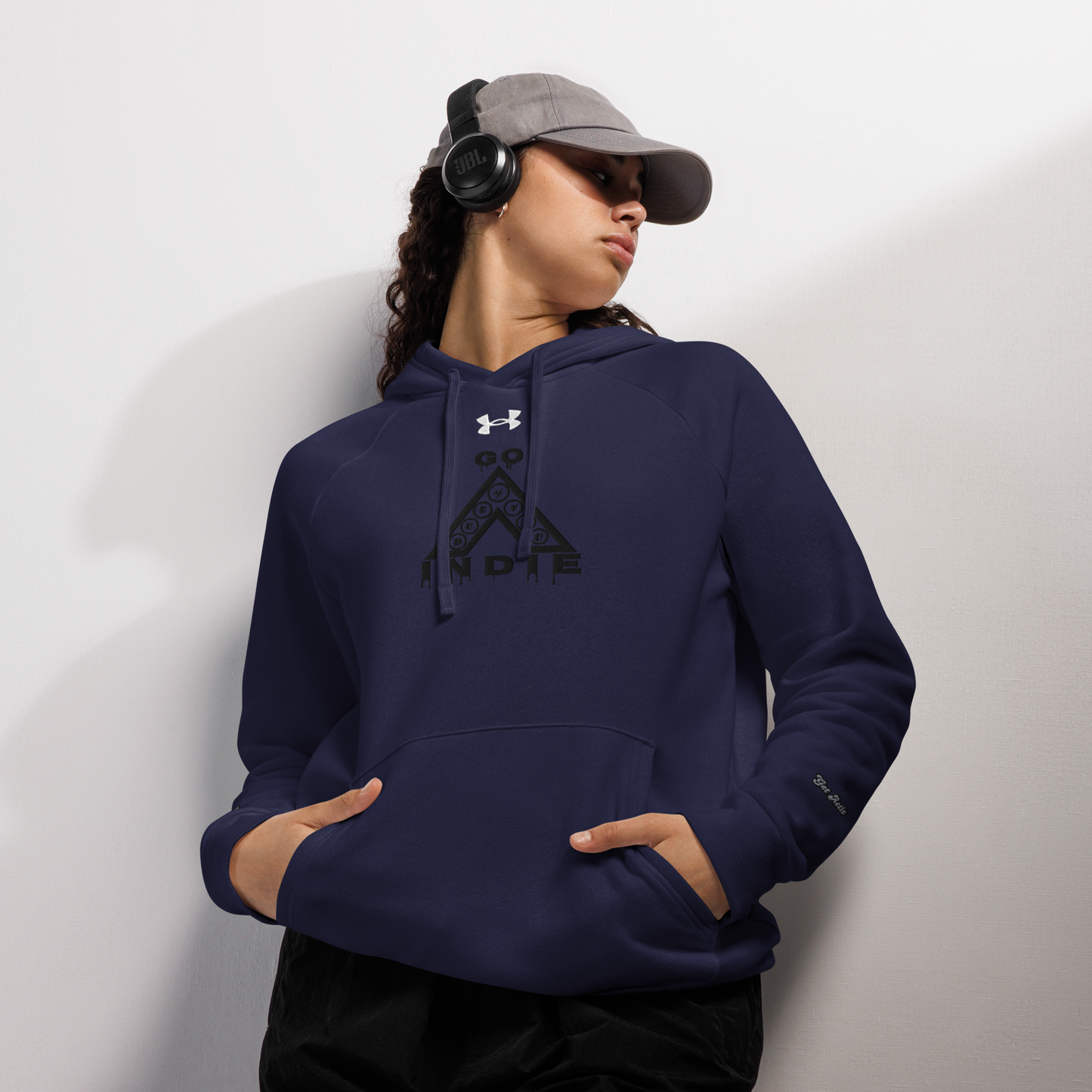 IndieGoActiv Embroidered Under Armour® hoodie