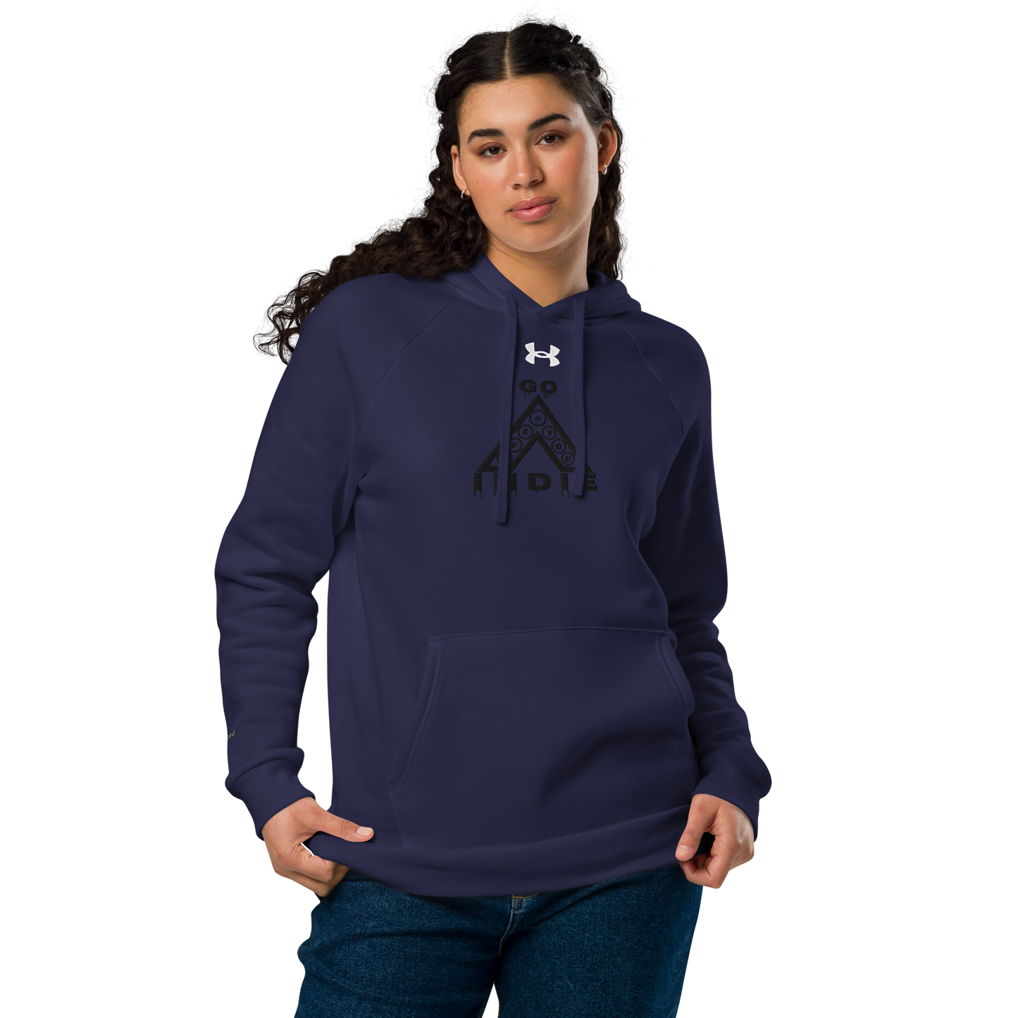IndieGoActiv Embroidered Under Armour® hoodie