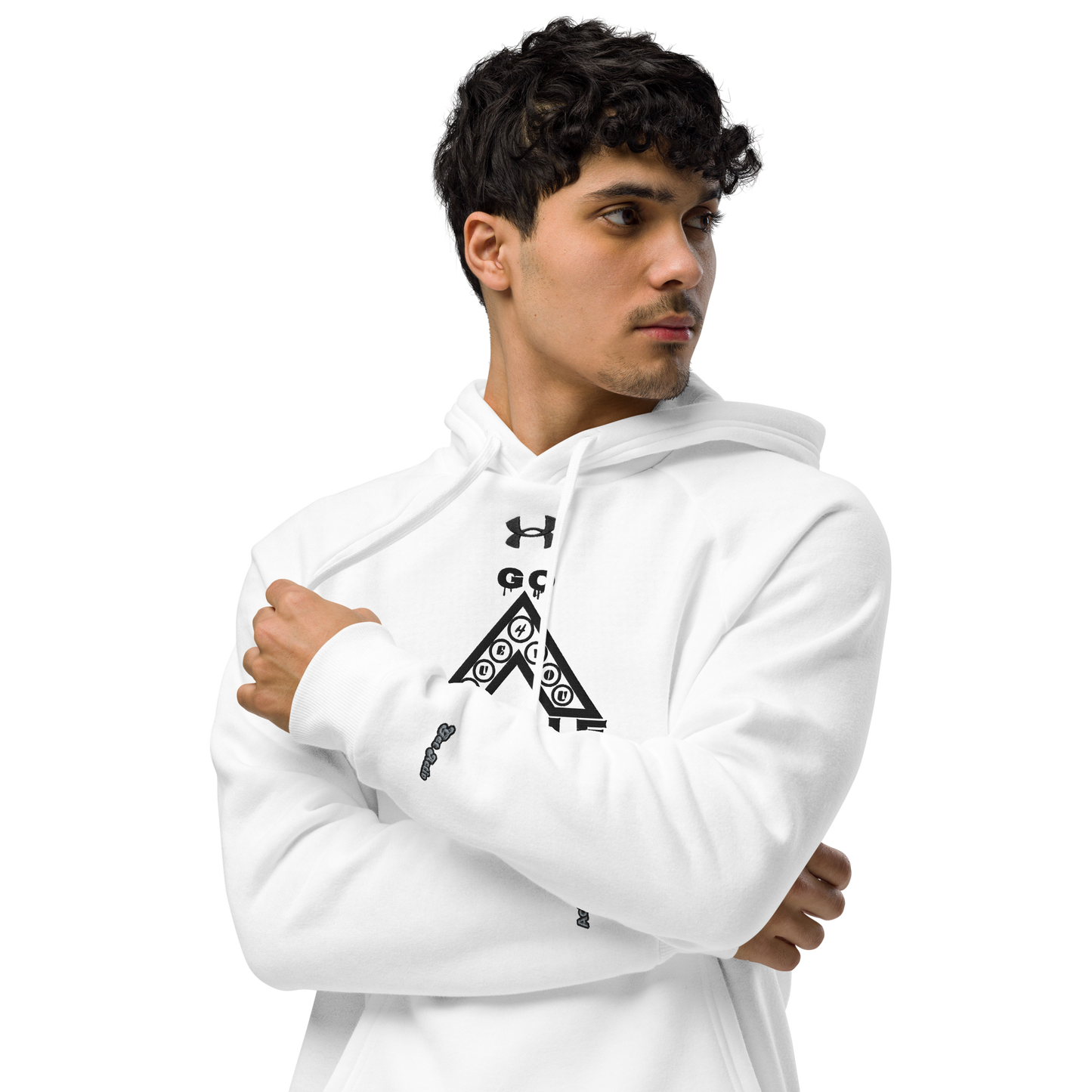 IndieGoActiv Embroidered Under Armour® hoodie