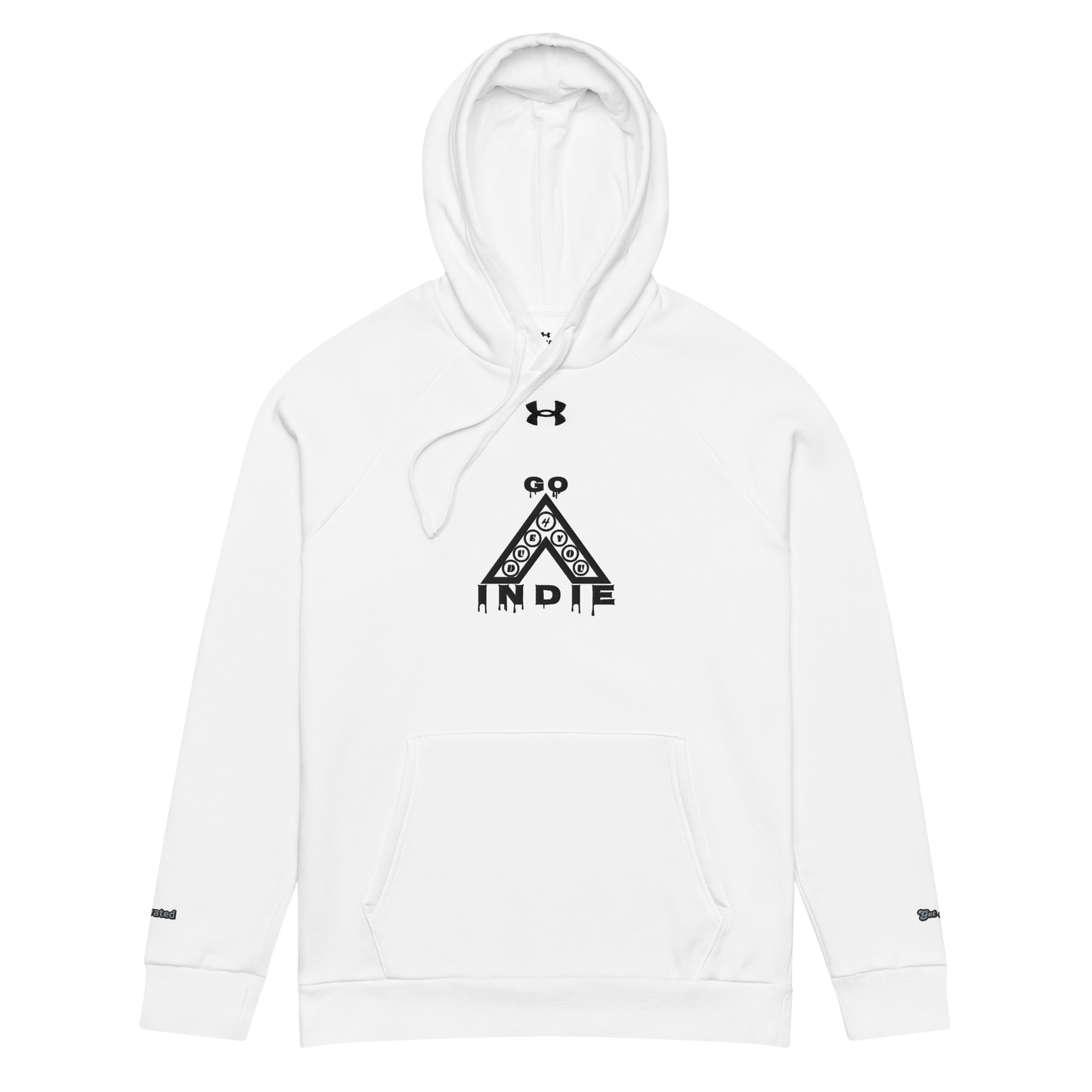 IndieGoActiv Embroidered Under Armour® hoodie
