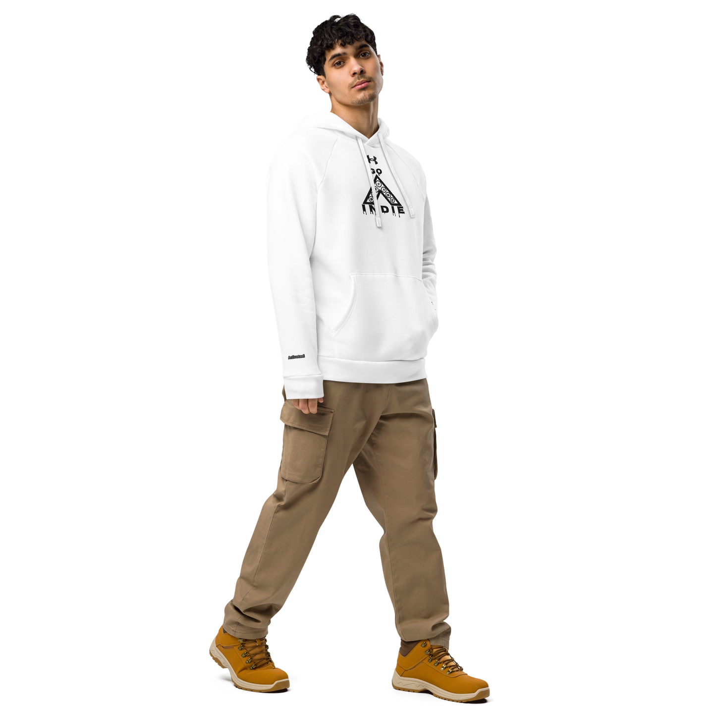 IndieGoActiv Embroidered Under Armour® hoodie