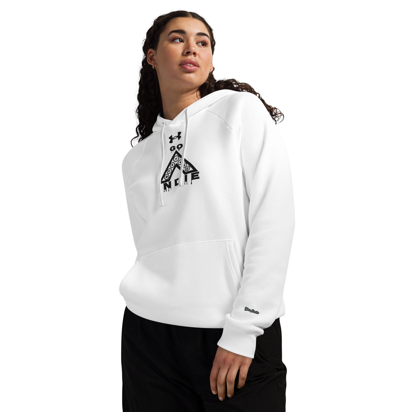 IndieGoActiv Embroidered Under Armour® hoodie